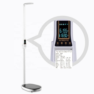 RS232 BMI Siêu Âm Kỹ Thuật Số Y Tế Phân Tích Cơ Thể Máy Body Fat Chiều Cao Cân Trọng Lượng - Product Image 1