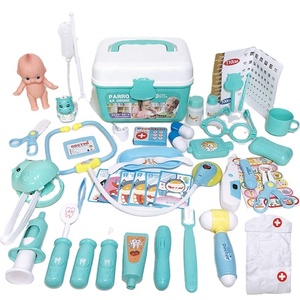 Per bambini Medico Set Giocattolo Giochi Per Bambini Scatola Di Immagazzinaggio Casa di Simulazione Ragazzo E Una Ragazza di Iniezione Giocattolo - Product Image 1