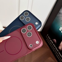 Coque Frosted Matte AG pour iPhone 17 Pro/18 Pro Max en TPU+PC avec protection magnétique et protecteur d'objectif en verre