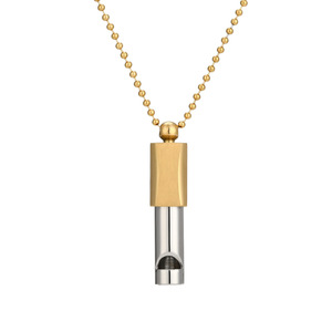Joyería magnética de acero inoxidable a la moda, accesorios deportivos, puede sonar Herz, silbato magnético, succión, respiración, alivia el collar - Product Image 1