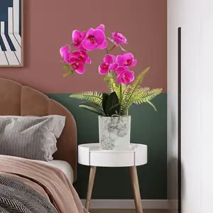 Orchidee Bloem Fake Plant Mini Planten Kunstmatige Luxe Grote Zijden Regelingen Costco Canada Kunstmatige Bloemen Voor Gift