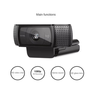 <span class=keywords><strong>Caméra</strong></span> USB pour ordinateur portable <span class=keywords><strong>Logitech</strong></span> C920pro, vidéo Full HD 1080P, grand angle, arrière-plan 720P CMOS, micro intégré pour les appels vidéo - Product Image 2