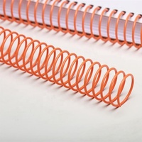 Reliure spirale métallique YPS de haute qualité, revêtement nylon, 6-50mm, couleur personnalisée, échantillons gratuits, MOQ 100 pièces, pour bureau et école