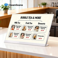 Pantalla LCD de 23.8 Pulgadas para Tiendas Minoristas, Pantalla Publicitaria para Restaurantes, Menús Digitales, Tableta de Escritorio, Señalización Digital