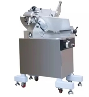 Nouvelle trancheuse verticale commerciale semi-automatique pour viande congelée, épaisseur réglable, portable
