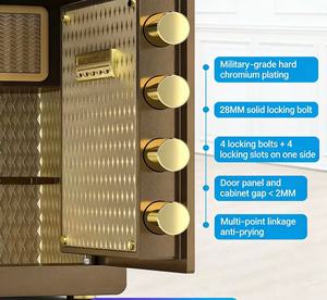 <span class=keywords><strong>ตู้เซฟ</strong></span>นิรภัยติดผนังอัตโนมัติ ยี่ห้อ Laiteng รุ่นปี 2020 ระบบสแกนลายนิ้วมือ 45 จุด สำหรับเก็บเงิน ป้องกันไฟไหม้ - Product Image 4