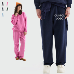Pantalones Deportivos Holgados con Logotipo Personalizado, Pantalones Deportivos para Hombre, de Alta Calidad, de Felpa de Algodón Grueso, de Pierna Recta y Ancha - Product Image 1