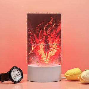 Usine personnalisée 3D Nezha <span class=keywords><strong>Reborn</strong></span> dessin animé décoration chambre Table veilleuse avec USB Promotion éclairage cadeau pour elle lui 2025 - Product Image 4