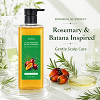 Set Sampo Minyak Batana Tea Tree Perawatan Rambut Bernutrisi untuk Rambut Kering dan Rusak Grosir Label Pribadi Perawatan Rambut