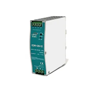 Fuente de alimentación Industrial EDR-120 AC a DC, 110V, 220V a 12V, 24V, 120W, conmutación de carril DIN