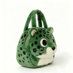 Children's Soft Plush Pillow <b>Cute</b> <b>Bear</b> Animal Print Embroidered Plush Stress Relief Gift for Leopard Lovers - Product Image 3