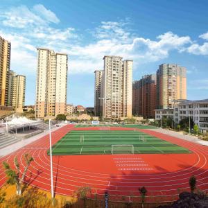INOLP Premium Hybrid Sports Flooring Certificados estándar internacionales Tartan Running Track Athletic Track Hybrid Athletic - Product Image 1