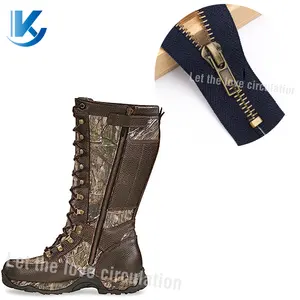 KY Zipper Factory Wholesale Higher Quality 5# 8# 10# 15# Nylon Zippers For Tactics Tent Camouflage Clothing