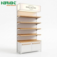 Étagères de Supermarché Haut de Gamme HIGHBRIGHT : Présentoir Commercial de Luxe Anti-Rouille et Écologique pour Légumes, Conception Métallique Optimisée