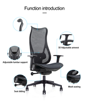 Chaise de bureau inclinable avec repose-pieds Style pivotant chaise ergonomique bureau de travail chaise en maille moderne