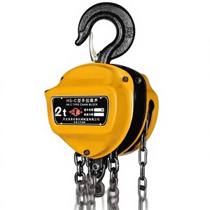 Ручная цепная таль 1, 2, 5 тонн, малый подъемный реверсивный цепной кран, бытовой, с треугольной цепной стропой G80 из марганцевой стали - Product Image 5