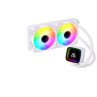 Refroidisseur liquide pour processeur PC AIO, tête de pompe avec affichage de la température, radiateur 240 mm, vente directe d'usine 2026, pour le jeu