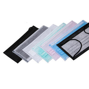 Masker Wajah sekali pakai 3 lapis kualitas tinggi Logo kustom OEM grosir <span class=keywords><strong>respirator</strong></span> & masker datar sekali pakai - Product Image 2