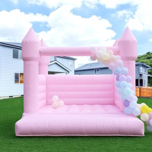 Maison de rebond <span class=keywords><strong>rose</strong></span> en PVC de qualité commerciale 100% avec ballon <span class=keywords><strong>gonflable</strong></span> Jumper Bouncy Castle Kids Jumping Castle - Product Image 2