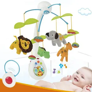 2 in 1 crib rotating mobile hanger toy baby musical bed bell for sale