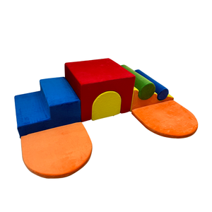 Bloques de construcción de espuma de colores para niños, entrega rápida, mejora las habilidades manuales de los niños, escalada y juego suave en interiores - Product Image 1