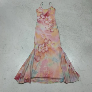 Vestido Maxi de Tirantes Finos con Estampado Floral Degradado Colorido para Mujer, Elegante Vestido de Fiesta para Vacaciones de Verano, Nuevo Estilo 2026 - Product Image 6
