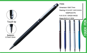 Novel Metal <strong>Touch</strong> Screen Stylus <strong>Pen</strong> for iPhone &amp; iPad Ball <strong>Pen</strong> Body Type for Smartphone Use &amp; Gift - Product Image 2