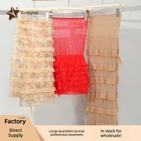 Robes de cérémonie à étages en tissu vintage, imprimées sur mesure, en dentelle, multicouches, à volants, à pois, en maille multi-crafts