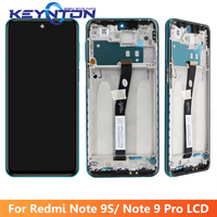 Pour Redmi Note 9 Pro Compatible Écran tactile OLED LCD 5,4 pouces Matériel TFT Incell Modèle métallique Garantie 1 an Expédition DHL