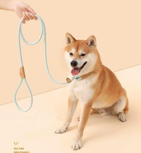 สายจูงสุนัขขนาดกลาง/ใหญ่แบบใหม่ สำหรับเดินทางข้ามประเทศ พร้อมหัวเข็มขัดนิรภัยแบบสากล ดีไซน์ป้องกันการหลุดรั่วไหล สำหรับพาสุนัขเดินเล่น - Product Image 4