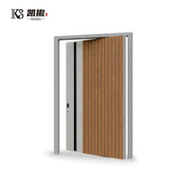 Porte de sécurité en aluminium de haute qualité de style moderne USA avec mécanisme pivotant pour entrée résidentielle