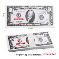 Accessoires de Noël d'Halloween personnalisables chauds Papier-monnaie en dollars américains