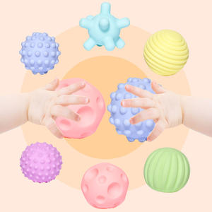 Bán buôn bé giáo dục mềm cao su tay nắm bóng Manhattan cảm ứng nhận thức massage đồ chơi qua biên giới có thể truy cập - Product Image 4