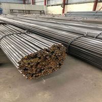 Barra Redonda de Acero Aleado 1020 1045 S45C C45, 6m de Longitud, Varilla de Acero Sólido Laminada en Caliente con Etiquetas en las Extremidades para Construcción de Ingeniería Civil