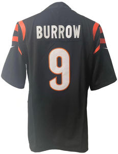 Camisetas de Fútbol Americano de Manga Corta, Talla Grande, Transpirables, Diseños de la Nueva Temporada 2025 # 9 Joe Burrow # 1 Chase Bengal - Product Image 2