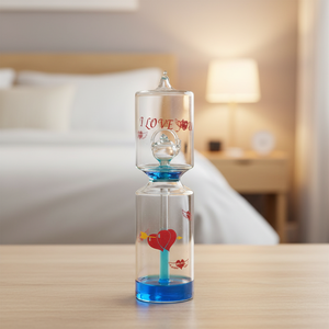 Blown Glass Love Thermometer Hand Boiler Valentine's Day New Year Promotional Gifts Eco-friendly