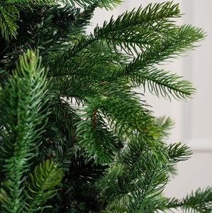 <span class=keywords><strong>Sapin</strong></span> de Noël artificiel de luxe 180 cm en PE+PVC écologique avec flocons blancs scintillants et support métallique <span class=keywords><strong>pour</strong></span> décorations de fêtes - Product Image 2