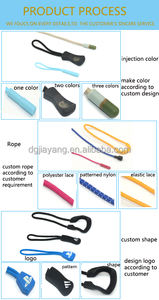 Cordon en polyester noué Tube thermorétractable Fermoir de voyage Tête de fermeture <span class=keywords><strong>à</strong></span> glissière avec extracteur et accessoires de sac pour vêtements - Product Image 5