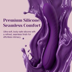 A Powerful dildo Vibrator for Deep Penetration Adult Sex Toys Realistic Full Silicone Soft <b>Vibrating</b> for Clitoral Stimulation - Product Image 5