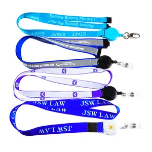 Low Moq Retractable ID Badge Custom Printed Sublimation Lanyard With Logo for Neck Strap Card Holder Lanyards <b>Game</b> Event Gift - Product Image 1