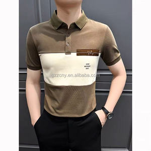 <span class=keywords><strong>POLO</strong></span> t-shirt a maniche corte da <span class=keywords><strong>uomo</strong></span> nuova 2026 estiva in cotone a mezza manica alta moda colletto <span class=keywords><strong>di</strong></span> marca t-shirt - Product Image 3