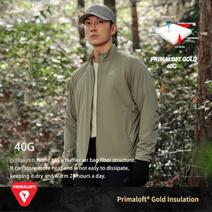 PELLIOT <span class=keywords><strong>Primaloft</strong></span> 40g Stand Collar al aire libre <span class=keywords><strong>de</strong></span> los hombres <span class=keywords><strong>de</strong></span> senderismo <span class=keywords><strong>Primaloft</strong></span> aislamiento Stand Collar Chaqueta <span class=keywords><strong>de</strong></span> algodón <span class=keywords><strong>de</strong></span> invierno - Product Image 3