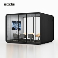 Cabine de bureau insonorisée moderne à montage rapide, cabine acoustique portable, cabine de réunion privée, cabine téléphonique silencieuse pour immeuble de bureaux