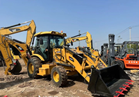 Backhoe Loader CAT420 Bekas Berkualitas Tinggi Mesin 60KW Gearbox 4X4 Roda Mesin Konstruksi Beban Terukur 2 Ton Dijual