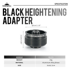 Adattatore per Bombole di <span class=keywords><strong>Gas</strong></span> da Campeggio Campingmoon con Logo Personalizzato, Convertitore per Valvole di <span class=keywords><strong>Gas</strong></span> Butano per Uso Esterno - Product Image 5