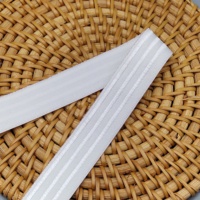 Bande élastique jacquard unie personnalisée 16/18/25mm, sangle élastique au crochet pour vêtements, sangle à œillets HH4K 18043S-16