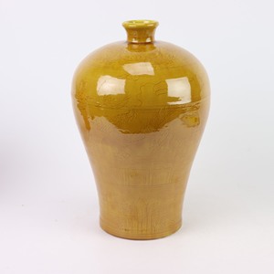 Jarrón de <span class=keywords><strong>Porcelana</strong></span> Antigua de la Dinastía <span class=keywords><strong>Ming</strong></span>, Bajo Esmalte, Hecho a Mano, de Lujo, Tallado con Dragón Chino y Flor de Ciruelo, para Colección y Decoración del Hogar - Product Image 1