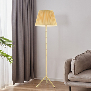 Lámpara de Pie LED de Estilo Nórdico Retro con Pantalla de Tela Blanca, Lámpara de Pie Moderna Decorativa para el Hogar, Lámpara de Pie de Lujo para Sala de Estar y Dormitorio - Product Image 4