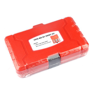 Dongzhe 12Pc 1/2 Inch Metric <b>Socket</b> Set Steel Knurled Sleeve Head Auto Repair Tool Kit - Product Image 5