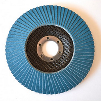 Disque abrasif de roues d'aileron de machine de polissage de main de haute qualité avec le support de fibre de verre